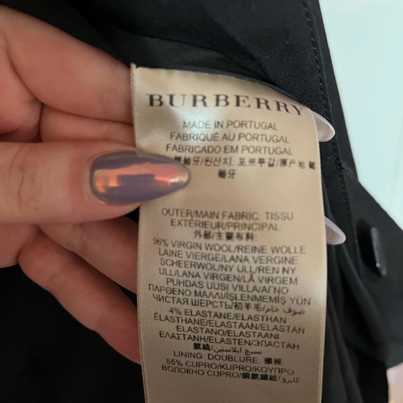 AUTHENTIC BURBERRY WOOL BLAZER - Picture 9 of 10